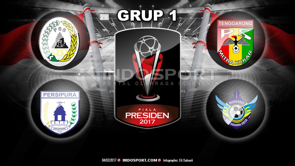 Tim sepakbola Grup 1 Piala Presiden 2017 Copyright: © INDOSPORT